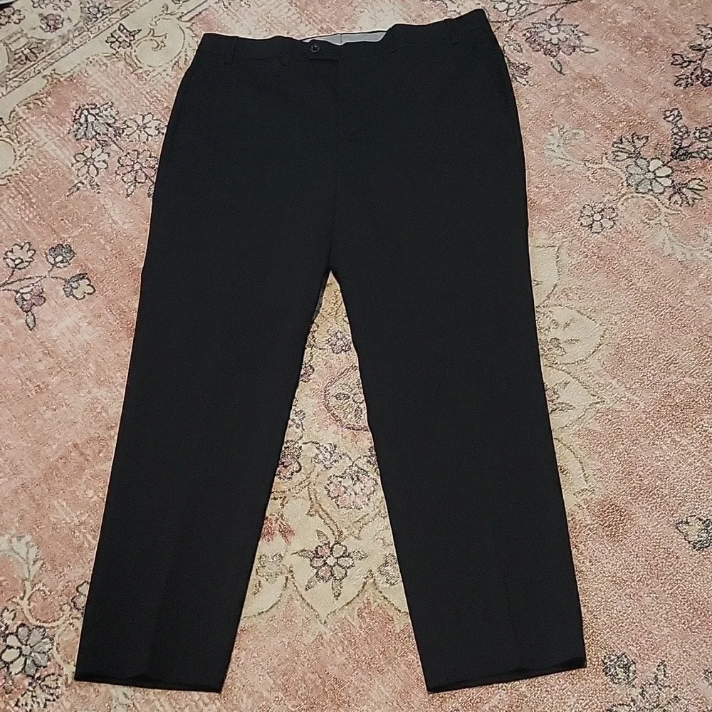 Men's Michael Kors Polyester Spandex Black Dress Pants 36W x 30L